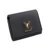 ルイヴィトン 二つ折り財布 トリヨン ポルトフォイユ・カプシーヌ タイニー ブラック LOUIS VUITTON M12149 ノワール