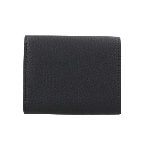 ルイヴィトン 二つ折り財布 トリヨン ポルトフォイユ・カプシーヌ タイニー ブラック LOUIS VUITTON M12149 ノワール
