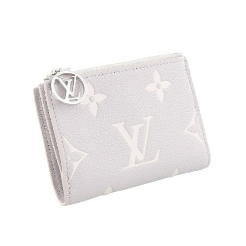 ルイヴィトン 二つ折り財布 モノグラムアンプラント ポルトフォイユ・リサ グレー LOUIS VUITTON M13797 ブリュームグレー/ホワイトクオーツ