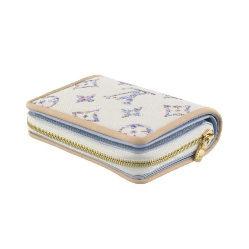 ルイヴィトン 二つ折り財布 モノグラム・ジャカード ポルトフォイユ・ルー ホワイト LOUIS VUITTON M83500 マルチカラーホワイト