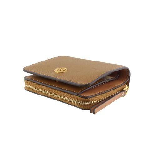 トリーバーチ TORYBUCH 折り財布 レディース  キャメル系　レザー TORY BURCH（トリーバーチ） 財布 レディース 二つ折り財布 OS レザー