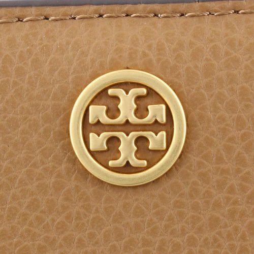 限定1点✨新品✨トリーバーチ 二つ折り財布 キャメル 定番ロゴ トリーバーチ Tory Burch 財布 二つ折り財布 折りたたみ財布 小銭入れ