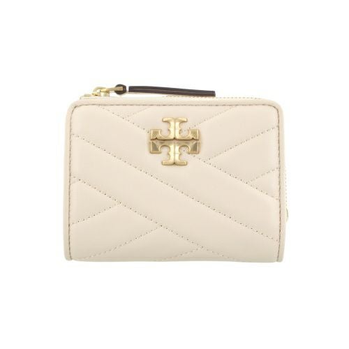 トリーバーチ 二つ折り財布 レディース キラ KIRA CHEVRON BI FOLD WALLET ベージュ TORY BURCH 153121 122 NEW CREAM