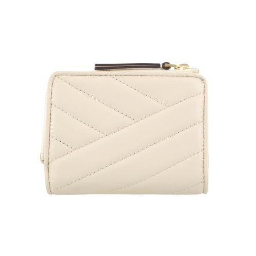 トリーバーチ 二つ折り財布 レディース キラ KIRA CHEVRON BI FOLD WALLET ベージュ TORY BURCH 153121 122 NEW CREAM