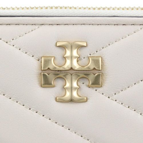 トリーバーチ 二つ折り財布 レディース キラ KIRA CHEVRON BI FOLD WALLET ベージュ TORY BURCH 153121 122 NEW CREAM