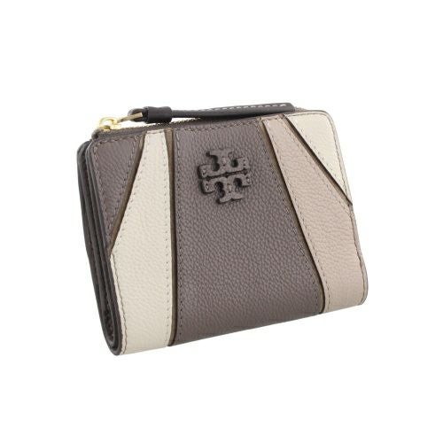 トリーバーチ 二つ折り財布 レディース マックグロー McGraw グレー TORY BURCH 158617 250 WILD MUSHROOM MULTI ワイルドマッシュルームマルティー