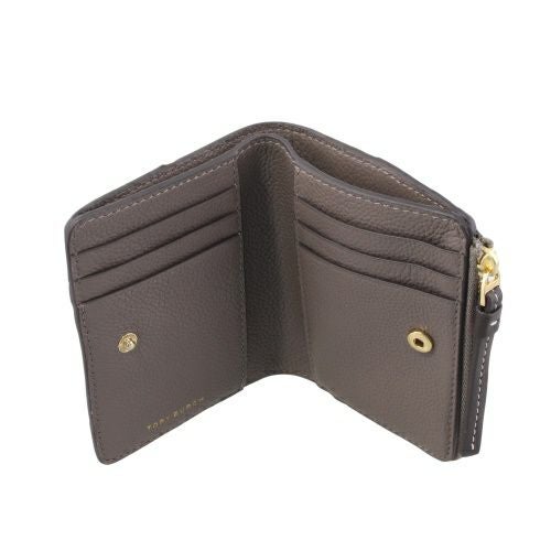 トリーバーチ 二つ折り財布 レディース マックグロー McGraw グレー TORY BURCH 158617 250 WILD MUSHROOM MULTI ワイルドマッシュルームマルティー