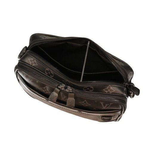 ルイヴィトン ショルダーバッグ メンズ モノグラム エクリプス アルファ・ウェアラブルウォレット NV ブラック LOUIS VUITTON M82542