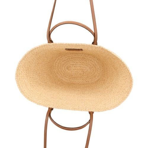 プラダ ショルダーバッグ レディース RAFIA+VITELLO ベージュ PRADA