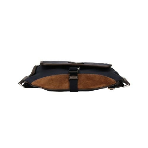 プラダ ショルダーバッグ メンズ TESSUTO+CAMOSCIO ネイビー PRADA