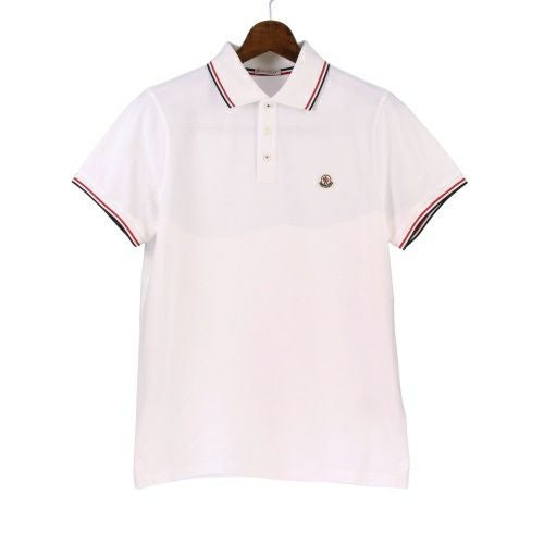 PRADA プラダ ポロシャツ メンズ Mサイズ ホワイト UJN444 XGS S 181