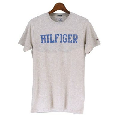 トミーヒルフィガー Tシャツ 半袖 カットソー メンズ グレー TOMMY 
