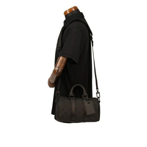 ルイヴィトン ショルダーバッグ メンズ トリヨン キーポル・バンドリエール 25 ブラック LOUIS VUITTON M20900 ノワール