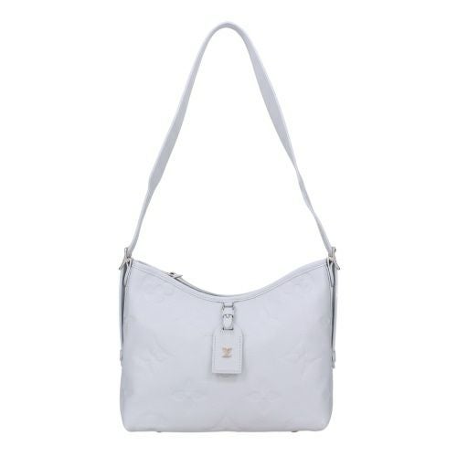 ルイヴィトン ショルダーバッグ レディース モノグラムアンプラント キャリーオール ジップ NM PM ブルー LOUIS VUITTON M46673 ウォッシュド・ブルー