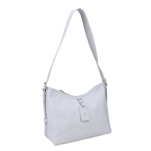 ルイヴィトン ショルダーバッグ レディース モノグラムアンプラント キャリーオール ジップ NM PM ブルー LOUIS VUITTON M46673 ウォッシュド・ブルー