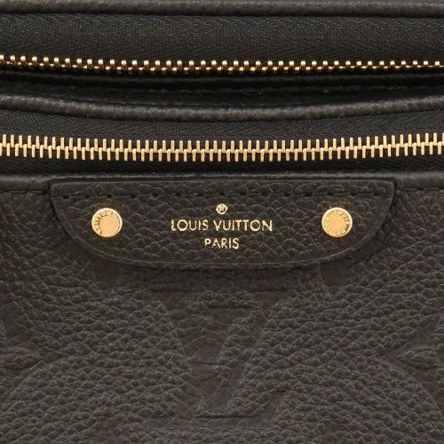 ルイヴィトン ショルダーバッグ レディース モノグラムアンプラント ミニ バムバッグ ブラック LOUIS VUITTON M46917 ノワール