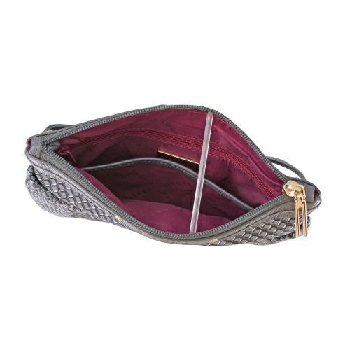 プリニオ ヴィソナ ショルダーバッグ レディース ポシェット クロスボディ グレー PLINIO VISONA 23719 AVIO