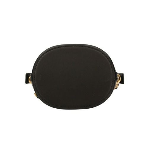 トリーバーチ ショルダーバッグ レディース モノグラム ミニバケットバッグ クロスボディ ドローストリング ブラック TORY BURCH 152130 001