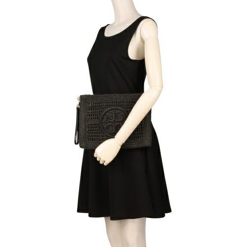 トリーバーチ セカンドバッグ レディース エラ クロシェ ポーチ クラッチバッグ ブラック TORY BURCH 155038 001