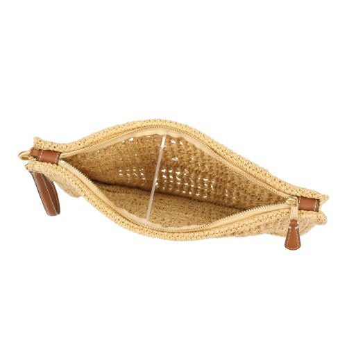 トリーバーチ セカンドバッグ レディース エラ クロシェ ポーチ クラッチバッグ ベージュ TORY BURCH 155038 254