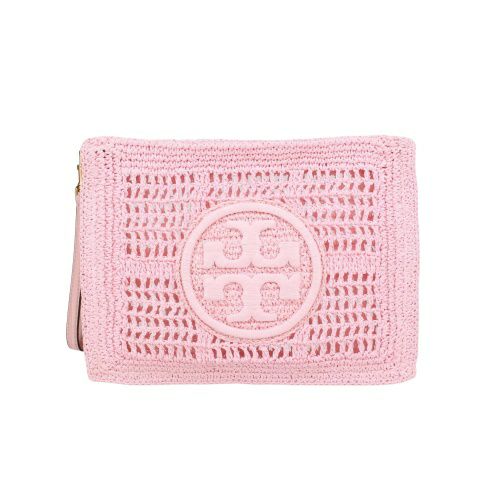 トリーバーチ セカンドバッグ レディース エラ クロシェ ポーチ クラッチバッグ ピンク TORY BURCH 15503 650