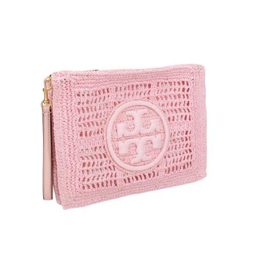 トリーバーチ セカンドバッグ レディース エラ クロシェ ポーチ クラッチバッグ ピンク TORY BURCH 15503 650