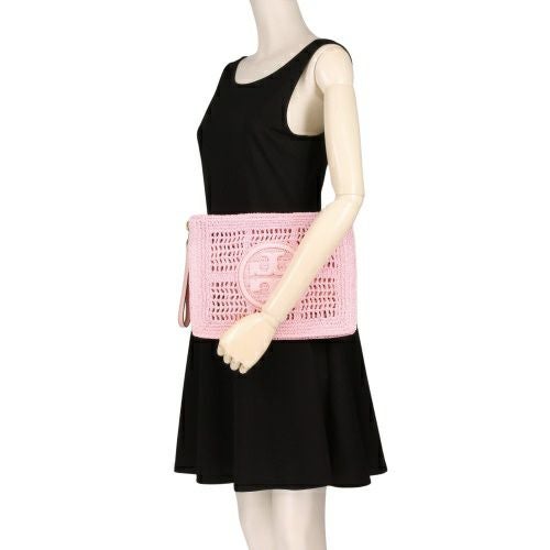 トリーバーチ セカンドバッグ レディース エラ クロシェ ポーチ クラッチバッグ ピンク TORY BURCH 15503 650