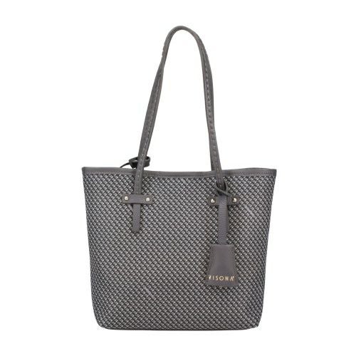 プリニオ ヴィソナ トートバッグ レディース グレー PLINIO VISONA 24936 AVIO