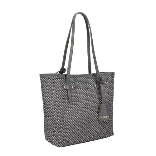 プリニオ ヴィソナ トートバッグ レディース グレー PLINIO VISONA 24936 AVIO