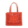 トリーバーチ トートバッグ レディース エラ スモールトート クロシェ ロゴ レッド TORY BURCH 158040 627
