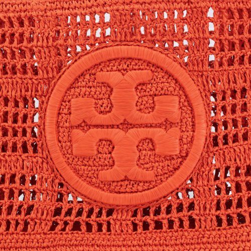 トリーバーチ トートバッグ レディース エラ スモールトート クロシェ ロゴ レッド TORY BURCH 158040 627