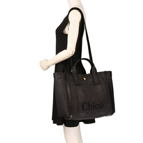 クロエ ハンドバッグ レディース ブラック CHLOE CH25US910 P19 44C BLACK NAVY