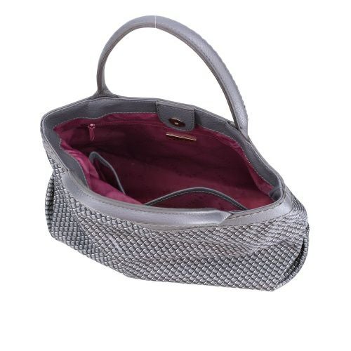 プリニオ ヴィソナ ハンドバッグ レディース グレー PLINIO VISONA 23717 AVIO