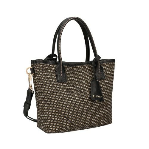 プリニオ ヴィソナ ハンドバッグ レディース ブラック PLINIO VISONA 24935 NERO