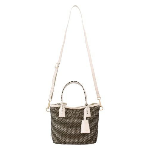 プリニオ ヴィソナ ハンドバッグ レディース ブラック PLINIO VISONA 24935 NERO/LATTE