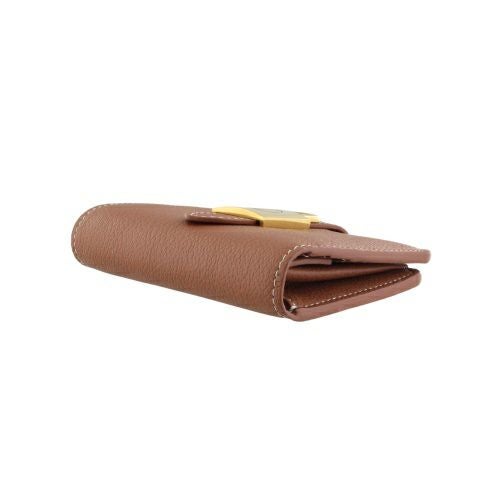 ルイヴィトン 二つ折り財布 レディース ポルトフォイユ・ロウキー・コンパクト ブラウン LOUIS VUITTON M12148 コニャック