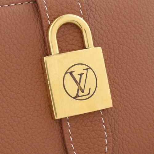 ルイヴィトン 二つ折り財布 レディース ポルトフォイユ・ロウキー・コンパクト ブラウン LOUIS VUITTON M12148 コニャック