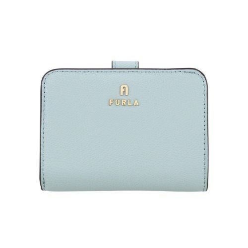 フルラ 二つ折り財布 レディース カメリア レザー スモール コンパクト ウォレット ブルー FURLA WP00315 ARE000 AQ000 ACQUAMARINA