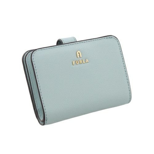 フルラ 二つ折り財布 レディース カメリア レザー スモール コンパクト ウォレット ブルー FURLA WP00315 ARE000 AQ000 ACQUAMARINA