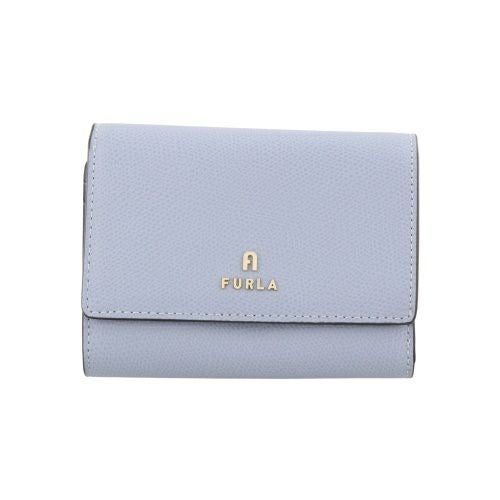 フルラ 二つ折り財布 レディース カメリア レザー ミディアム フラップ コンパクト ウォレット ブルー FURLA WP00325 ARE000 3593S NUVOLA+BALLERINA i int.