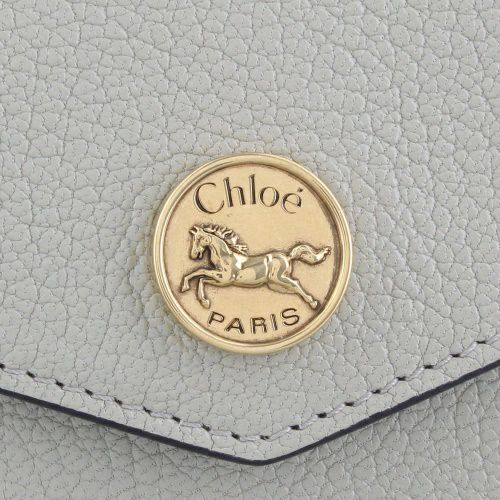 クロエ 長財布 レディース ENVELOPP LONG WALLET グレー CHLOE