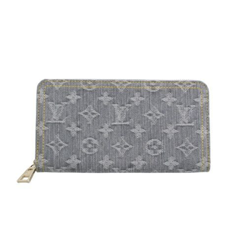 ルイヴィトン 長財布 レディース モノグラム ジッピー・ウォレット グレー LOUIS VUITTON M13214 ウォッシュドグレー