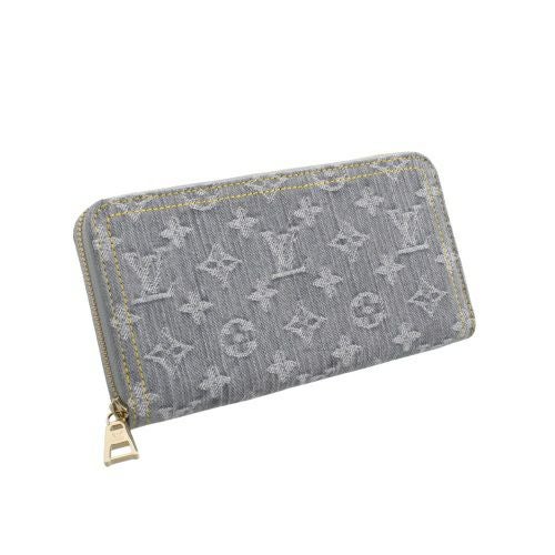 ルイヴィトン 長財布 レディース モノグラム ジッピー・ウォレット グレー LOUIS VUITTON M13214 ウォッシュドグレー