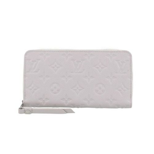 ルイヴィトン 長財布 レディース モノグラムアンプラント ジッピー・ウォレット グレー LOUIS VUITTON M13825 ブルームグレー