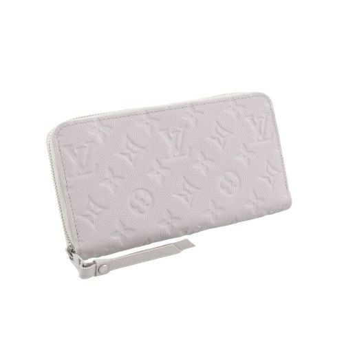 ルイヴィトン 長財布 レディース モノグラムアンプラント ジッピー・ウォレット グレー LOUIS VUITTON M13825 ブルームグレー