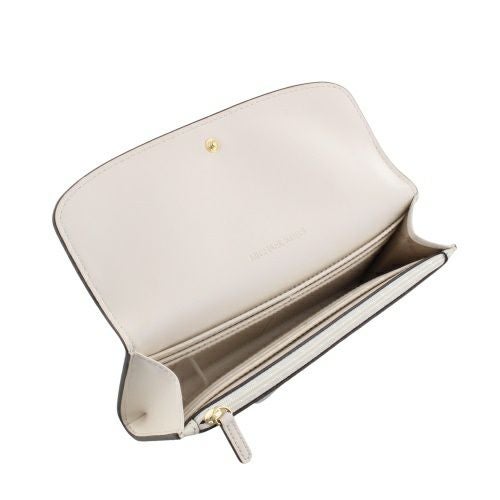 マイケルコース 長財布 レディース ハミルトン レザー ラージ フラップ コンチネンタル ウォレット ホワイト MICHAEL KORS 35S5GHME9L LT CREAM