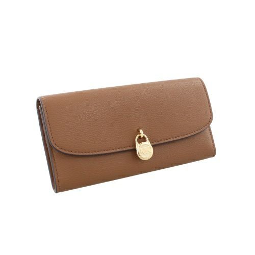 マイケルコース 長財布 レディース ハミルトン レザー ラージ フラップ コンチネンタル ウォレット ブラウン MICHAEL KORS 35S5GHME9L LUGGAGE