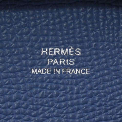 エルメス コインケース レディース バスティア エプソン ブルー HERMES ブルータイ