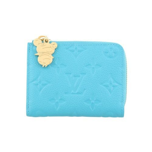 ルイヴィトン コインケース レディース モノグラム アンプラント LVxTM ポルトフォイユ・ノア コンパクト ブルー LOUIS VUITTON M13801 カビラブルー