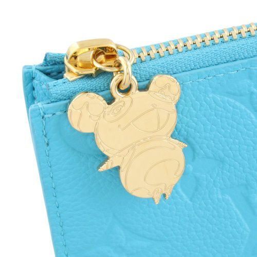 ルイヴィトン コインケース レディース モノグラム アンプラント LVxTM ポルトフォイユ・ノア コンパクト ブルー LOUIS VUITTON M13801 カビラブルー